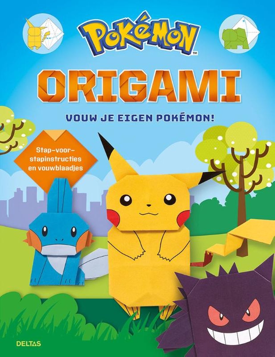 Origamiboek Deltas Pokémon
