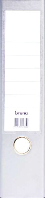 Ordner Bruna breed (8 cm) wit